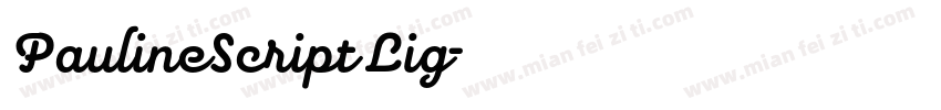 PaulineScript Lig字体转换